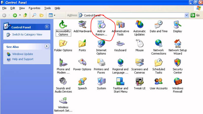 Uninstall ePSXe in Windows XP PC/laptop